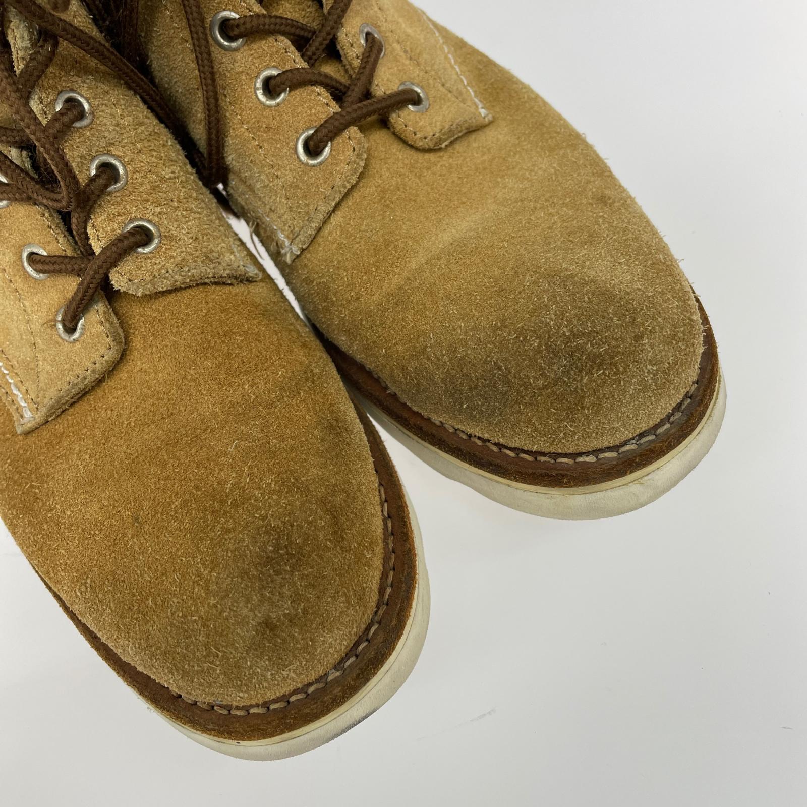 ブーツ LABORER SHOES スエード (8) ブラウン