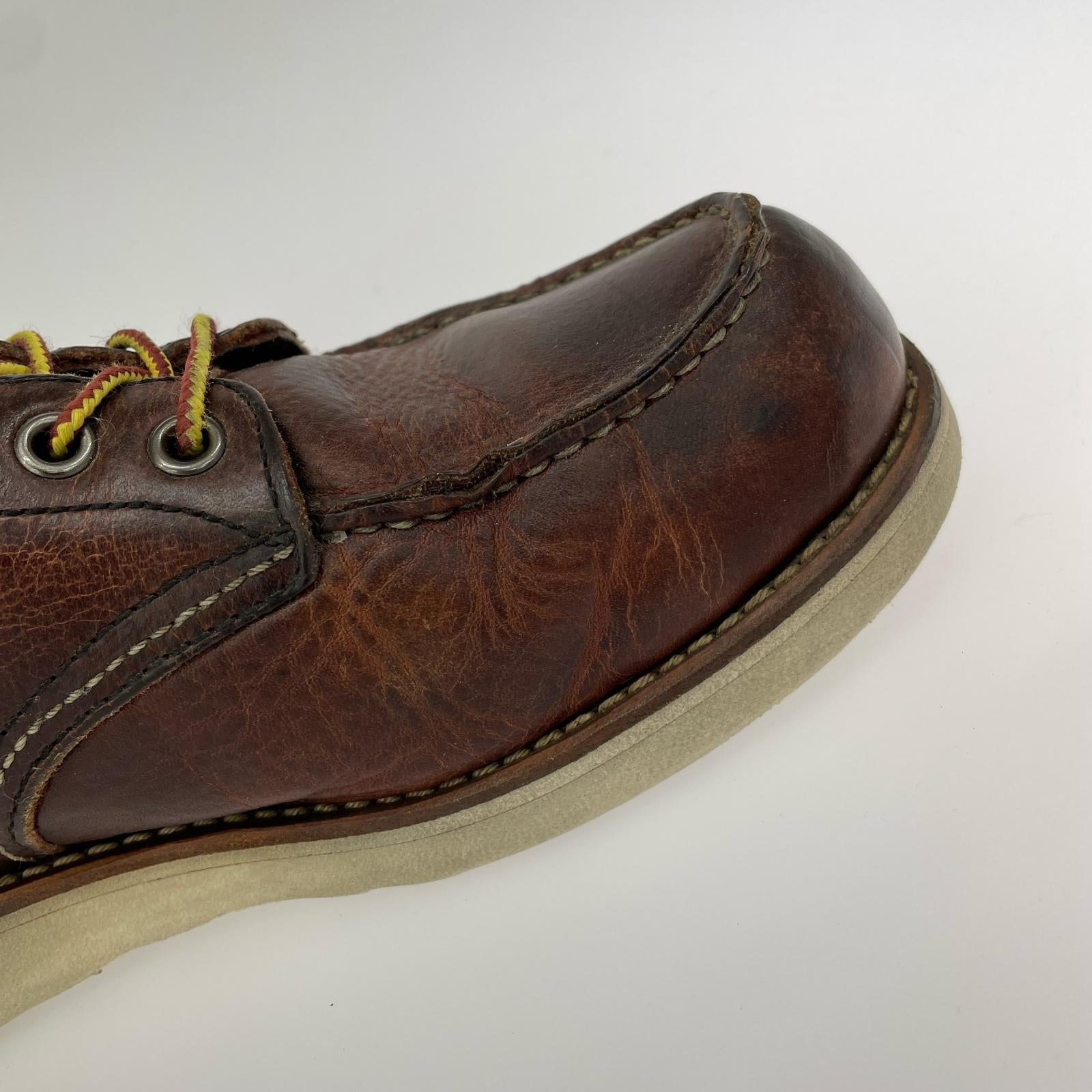 ブーツ hawkins モックトウ 茶 24.5cm (US6 1/2 UK6 EU39) ブラウン