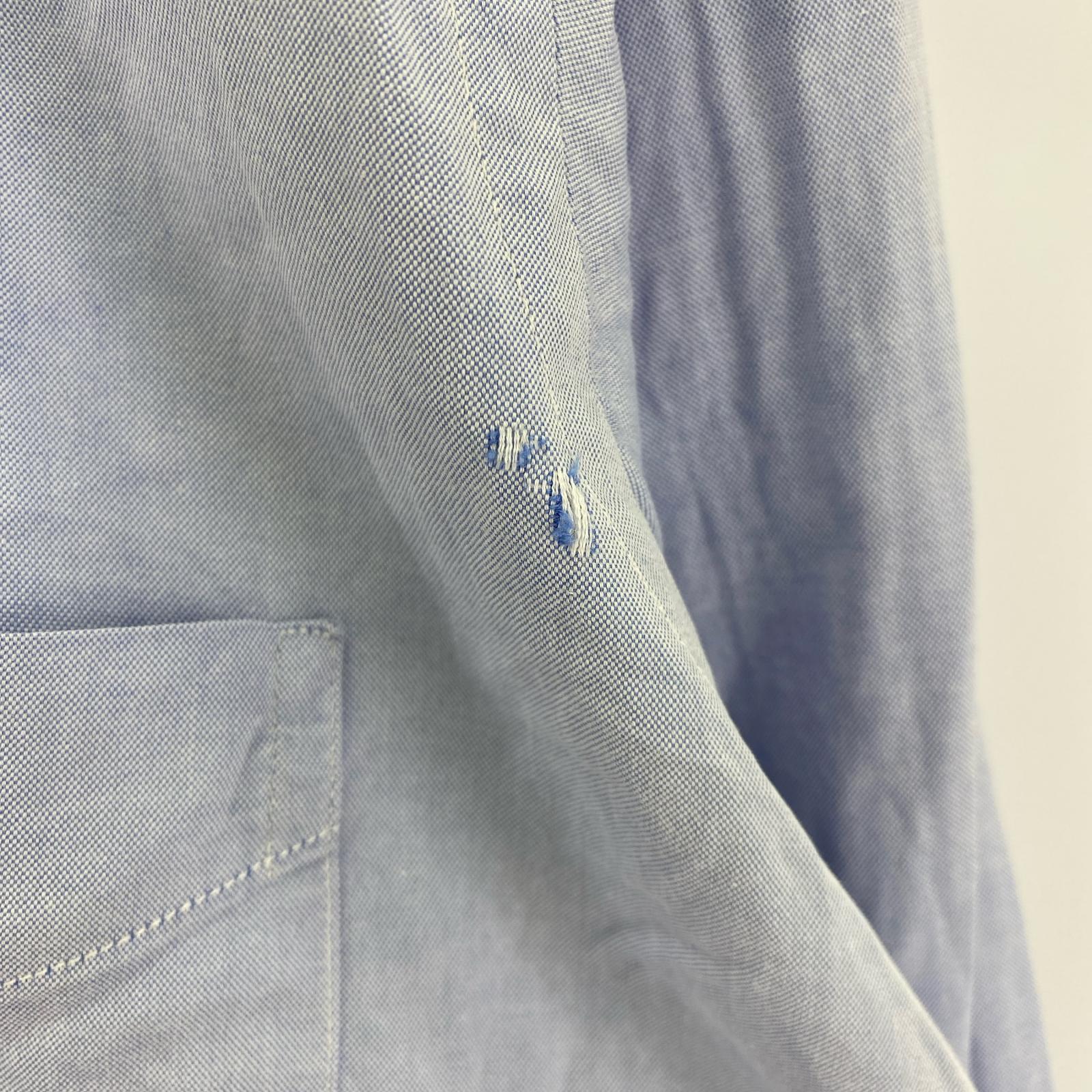 長袖シャツ USA製 80s~90s Makers BD SHIRT ライトブルー ブルー