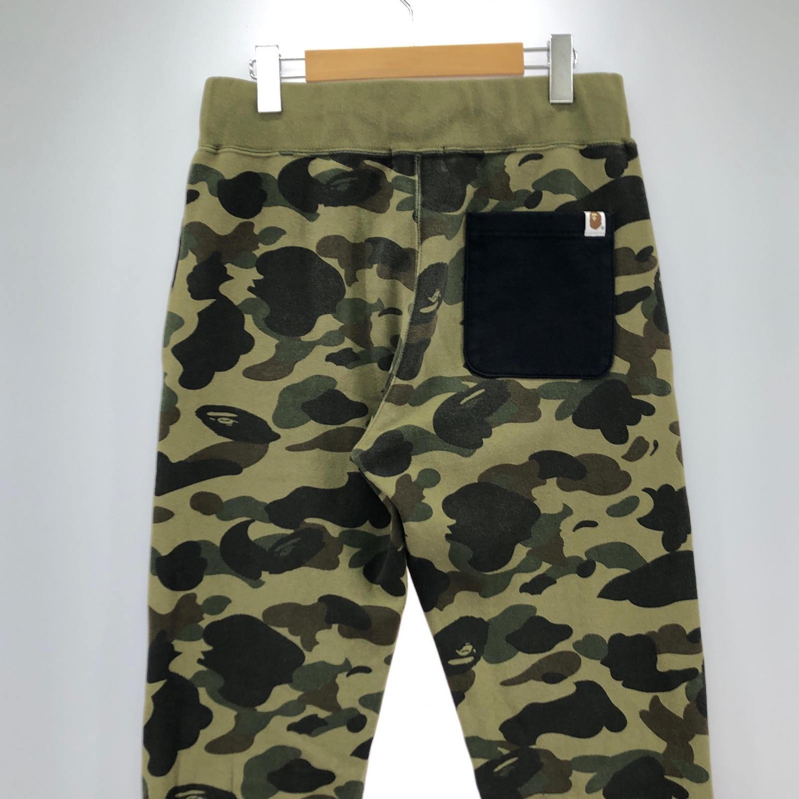 パンツ 1st camo green スウェットパンツ M