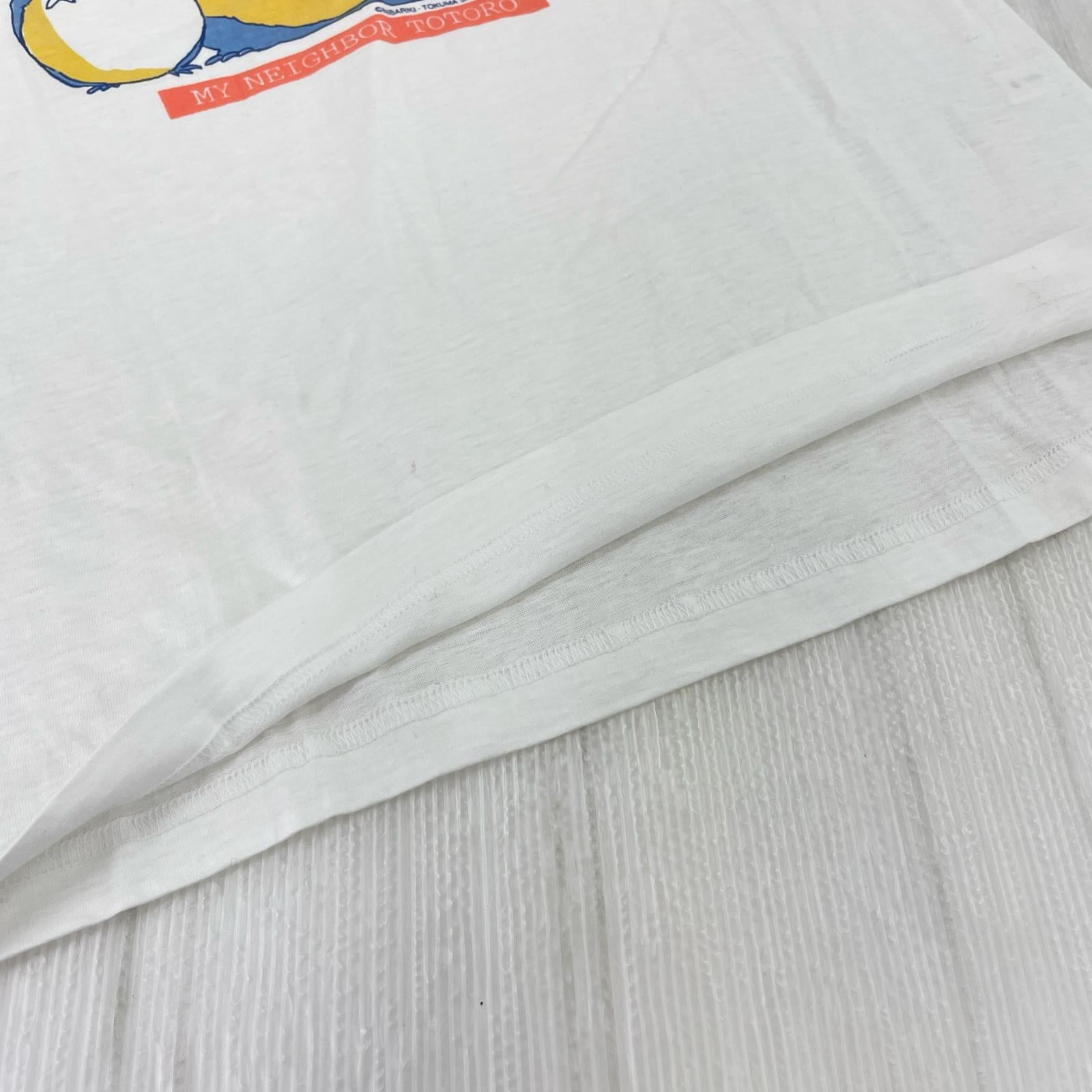 半袖Tシャツ 90sジブリがいっぱいcollection となりのトトロ ホワイト