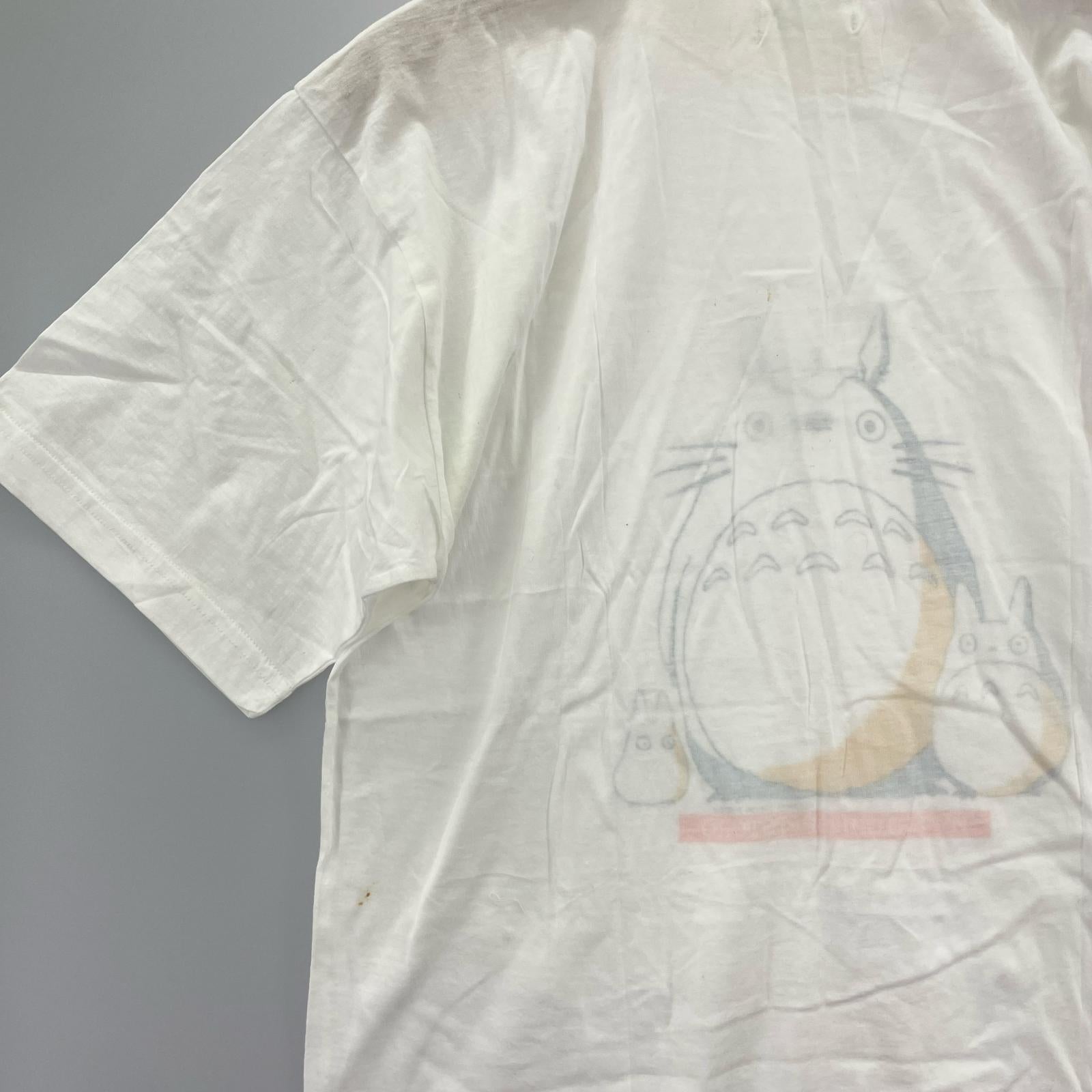 半袖Tシャツ 90sジブリがいっぱいcollection となりのトトロ ホワイト