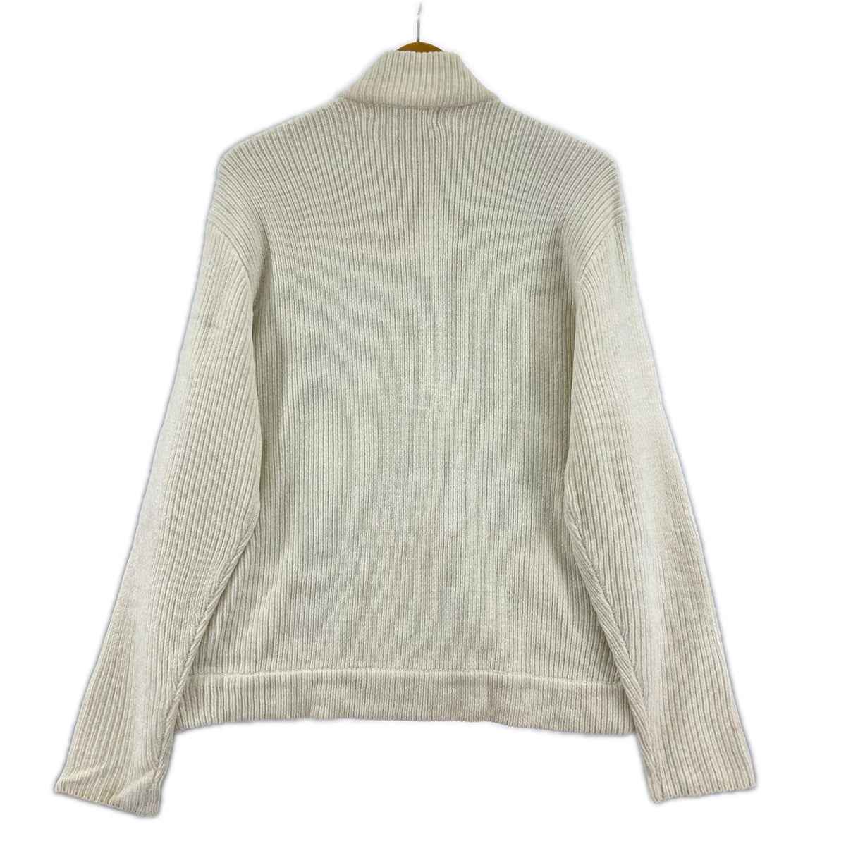 ジャケット Lisa International フェイクファーニット WHT M M