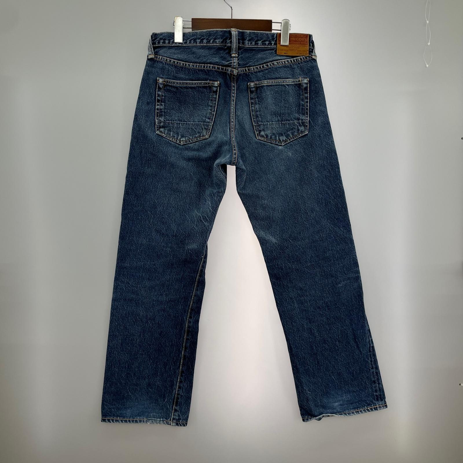 デニムパンツ REAL McCOY’S デニムパンツ Lot001 (W32L34) 32 ネイビー