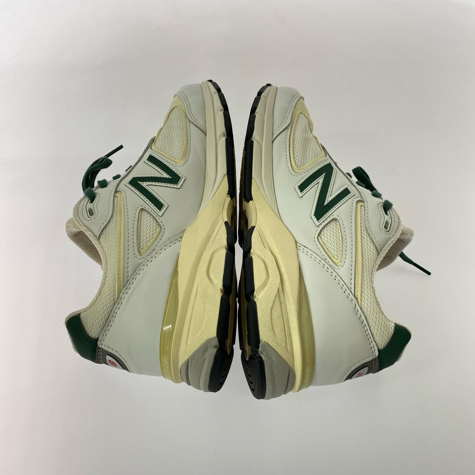 スニーカー 白×緑/U990TC4/28cm 28cm (US10 UK9 1/2 EU46)