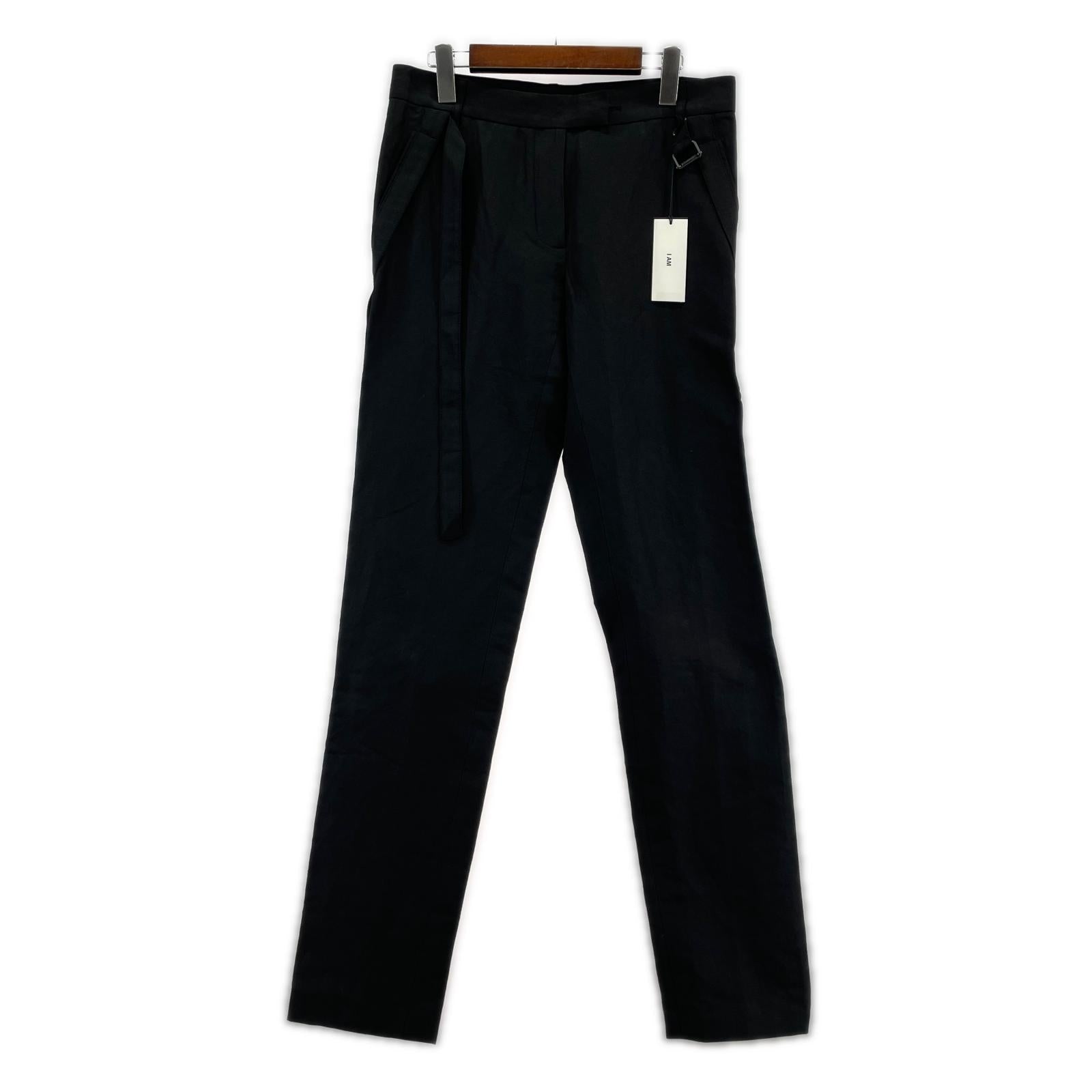 パンツ Ann DEMEULEMEESTER レーヨンパンツ 38 ブラック 38 ブラック