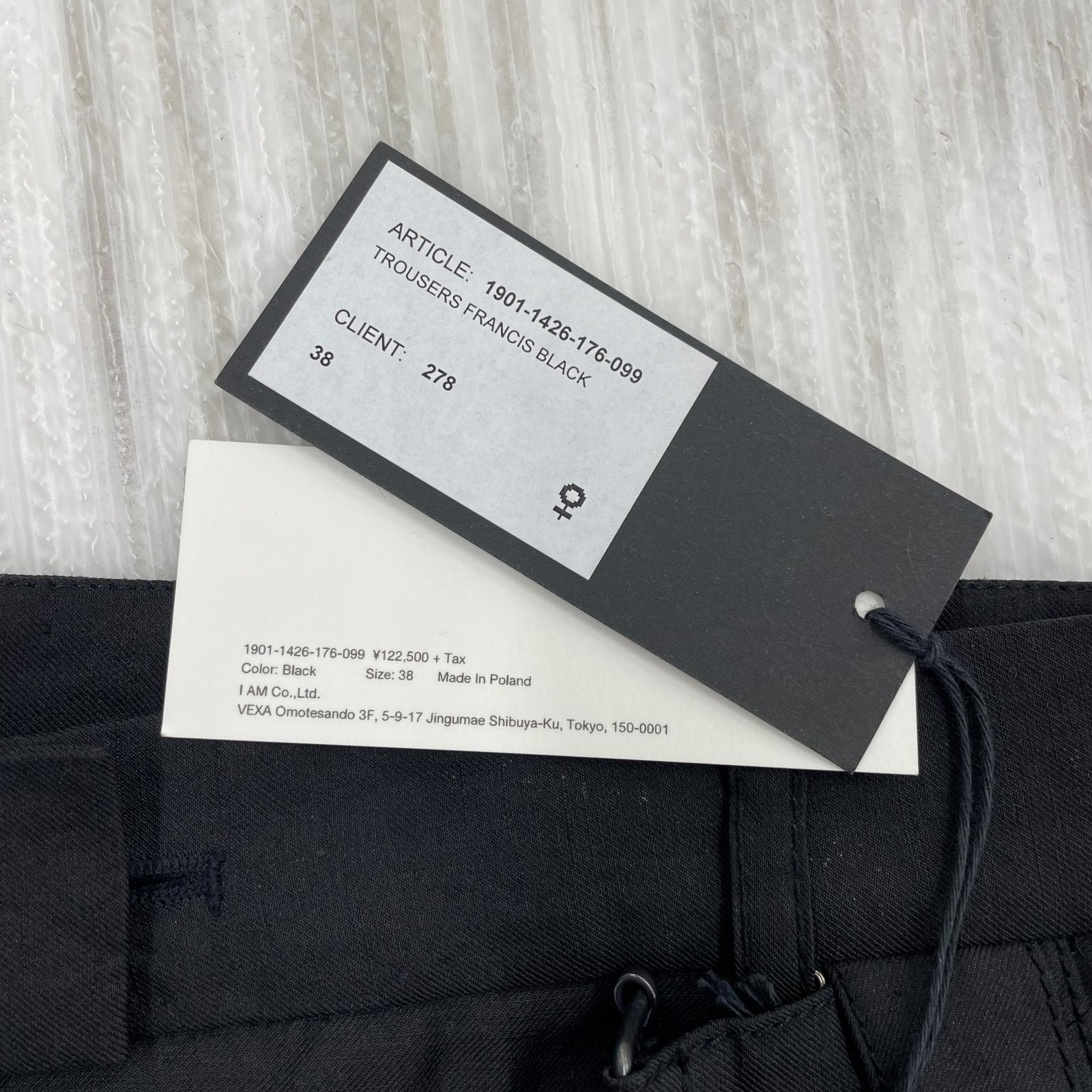パンツ Ann DEMEULEMEESTER レーヨンパンツ 38 ブラック 38 ブラック