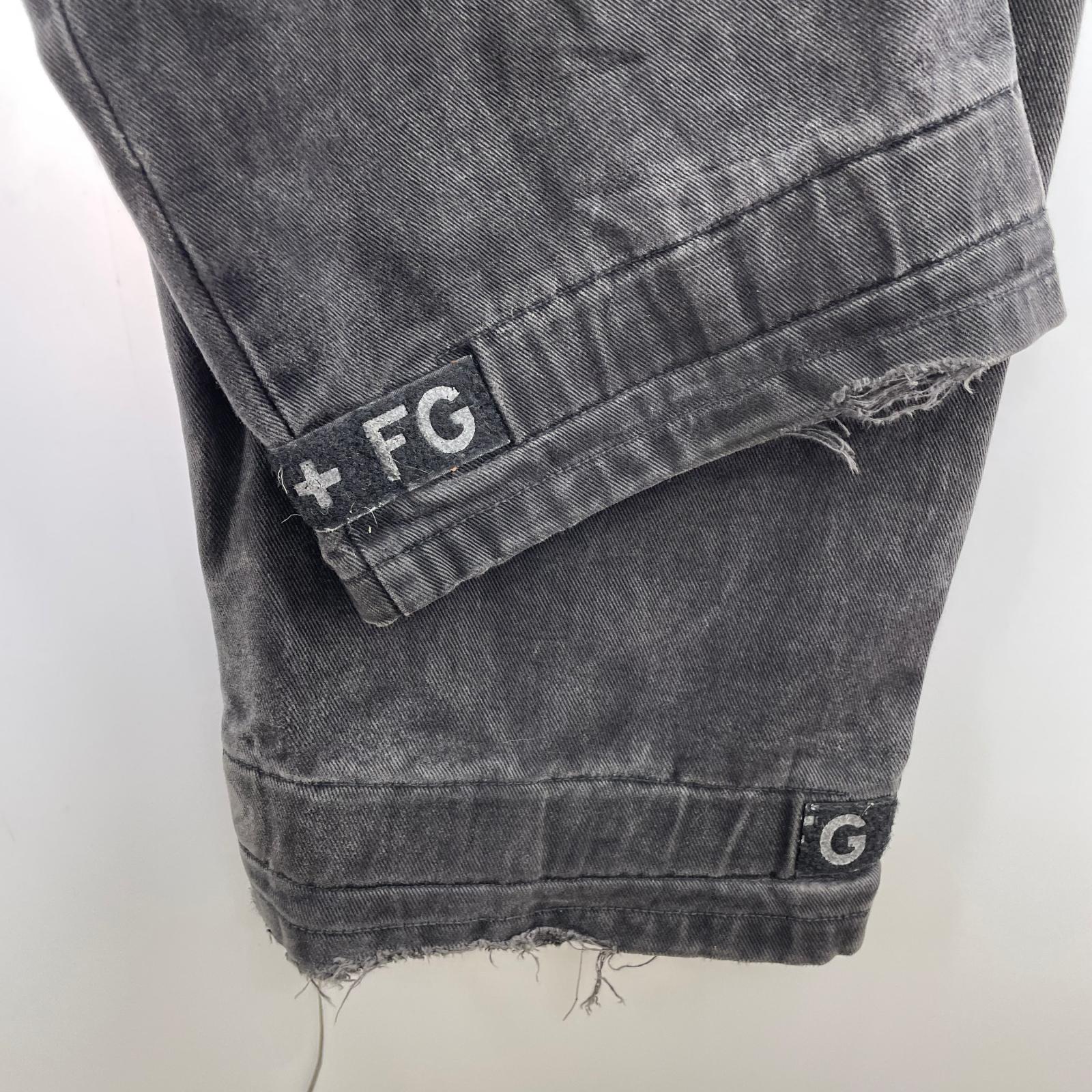 デニムパンツ MARITHE + FRANCOIS GIRBAUD 00s ブラックデニムカーゴパンツ 黒 ブラック