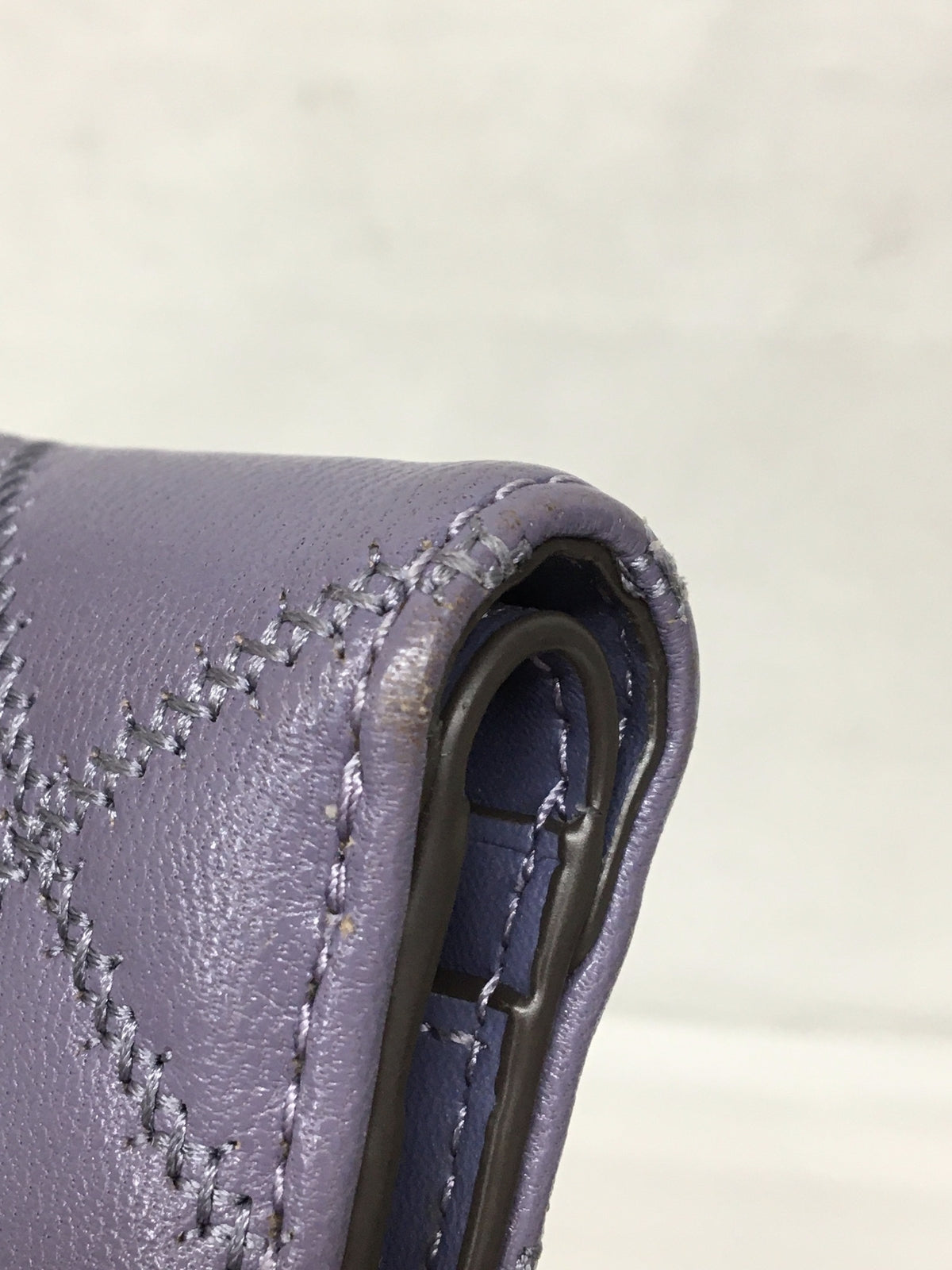 TORY BURCH Willa キルティングミディアムウォレット 紫