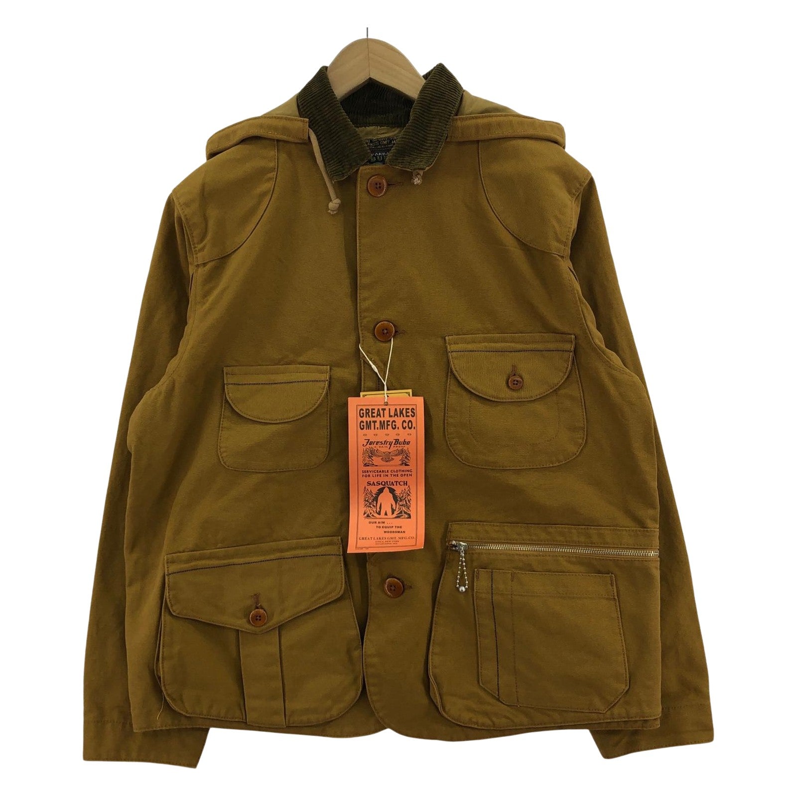 ジャケット GREAT LAKES GMT.MFG.CO ハンティングジャケット 42 42 ブラウン