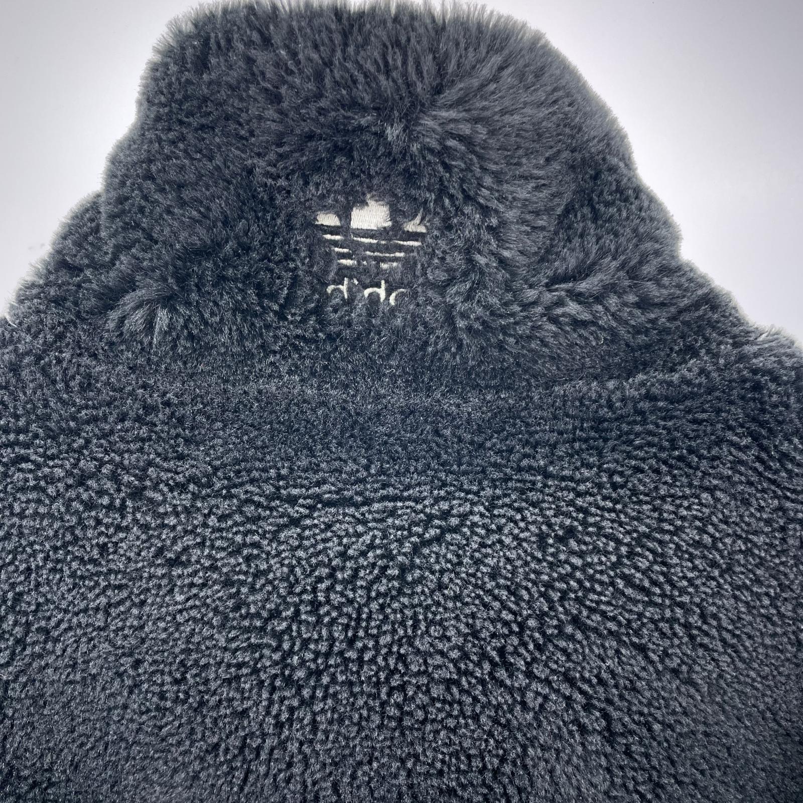 ジャケット ビッグ ロゴ ボアジャケット 黒 XL