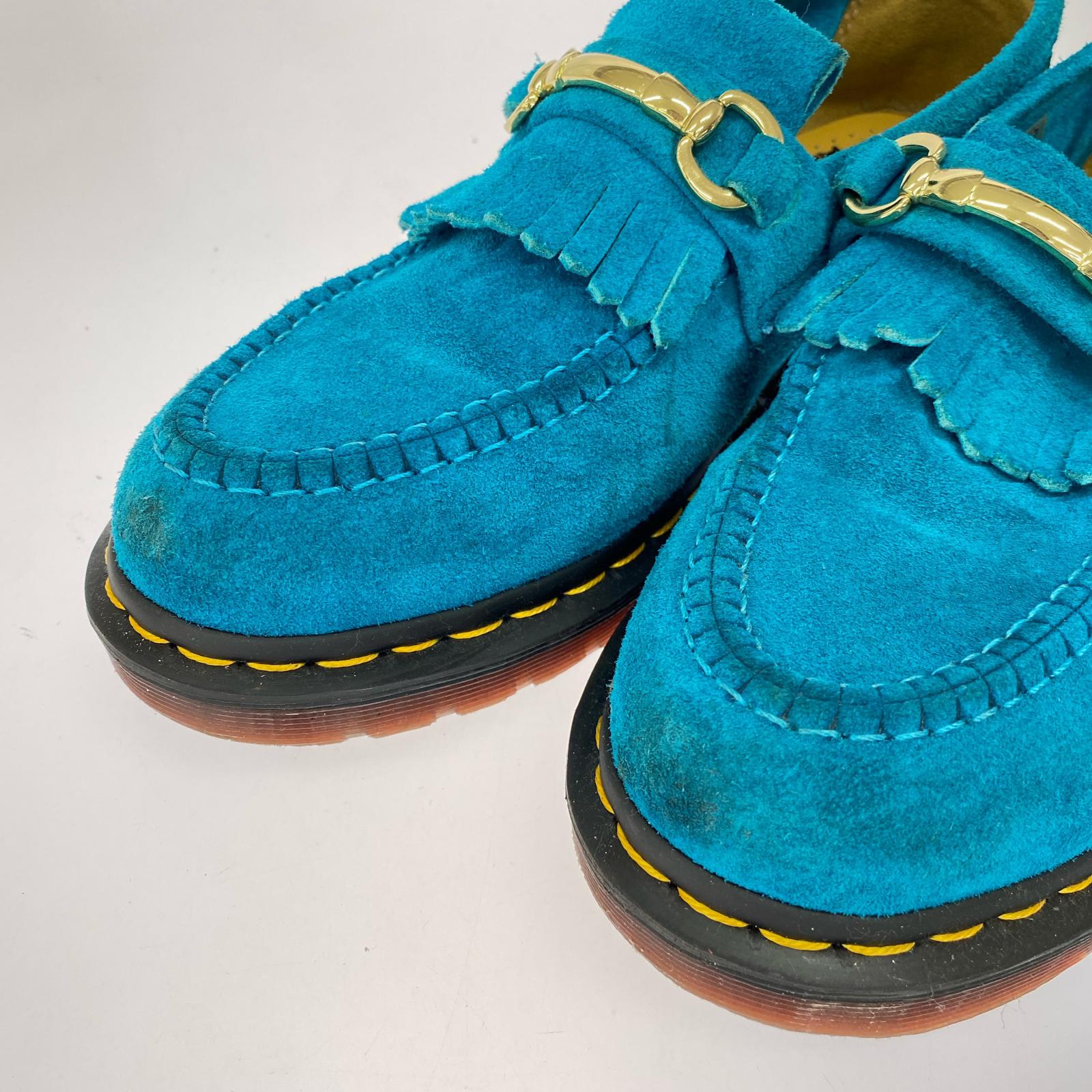 シューズ Dr.Martens SNAFFLE LOAFER ビット タッセルローファー US8 ブルー ブルー