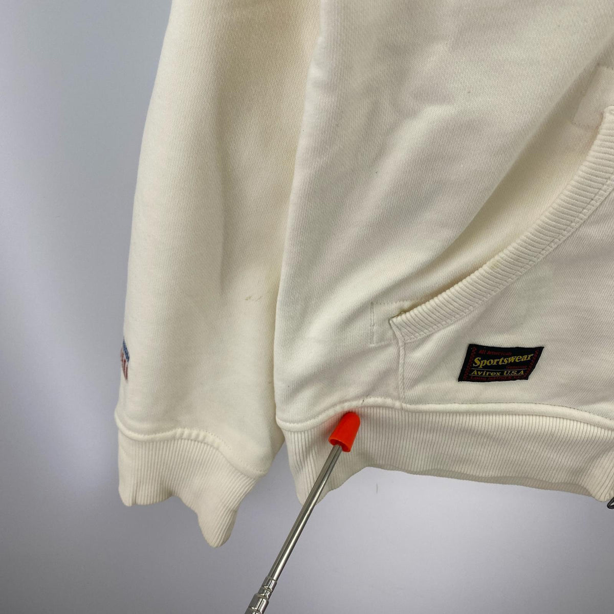 パーカー FLAG SWEAT PARKA 白系 L L ホワイト