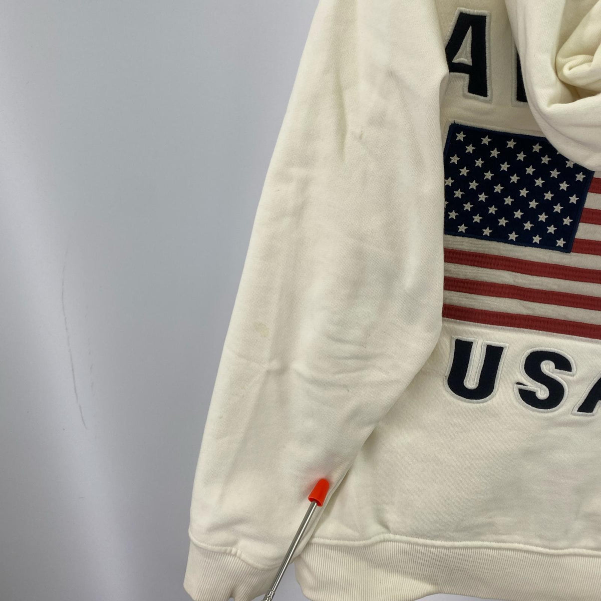 パーカー FLAG SWEAT PARKA 白系 L L ホワイト