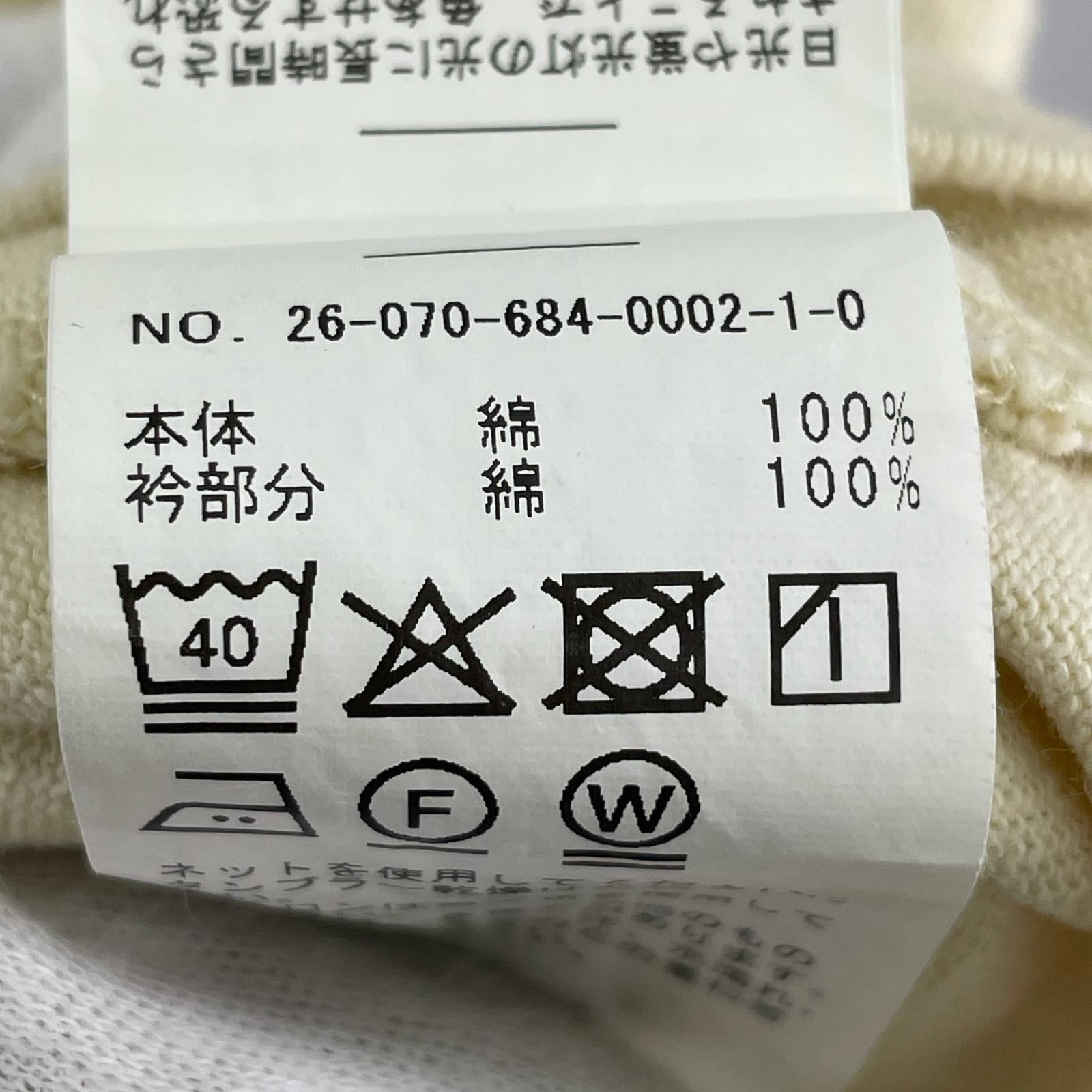 長袖Tシャツ UNFOLLOW/ポロシャツ/2/アイボリー 2