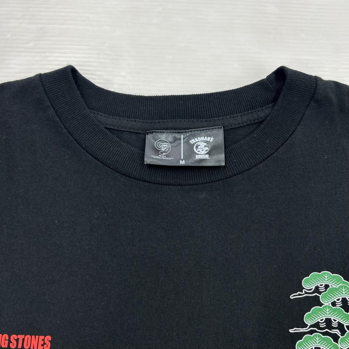 半袖Tシャツ the rolling stones tradman M ブラック