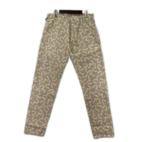 デニムパンツ Lot.5500 JACQUARD カモメ 総柄 ベージュ