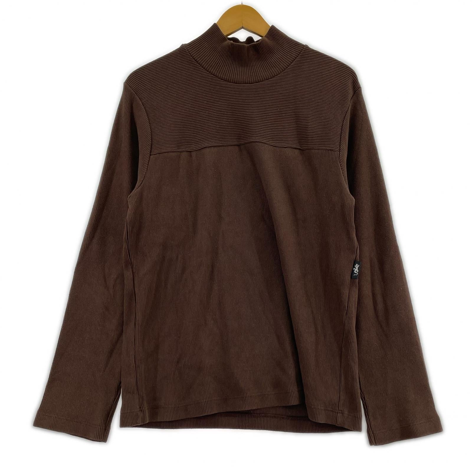 ニット 90s High Neck Cotton Knit ブラウン