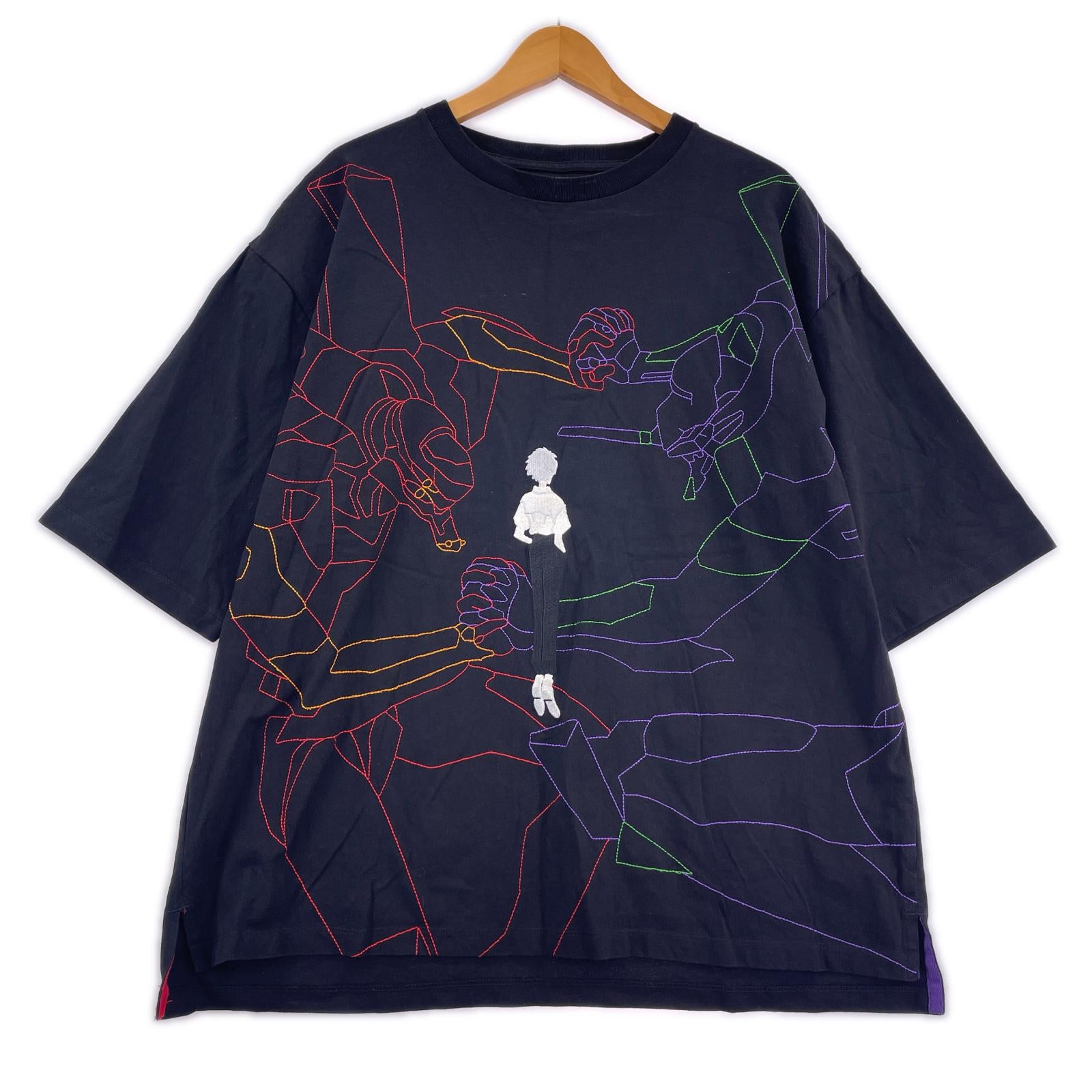 半袖Tシャツ ×EVA L ブラック