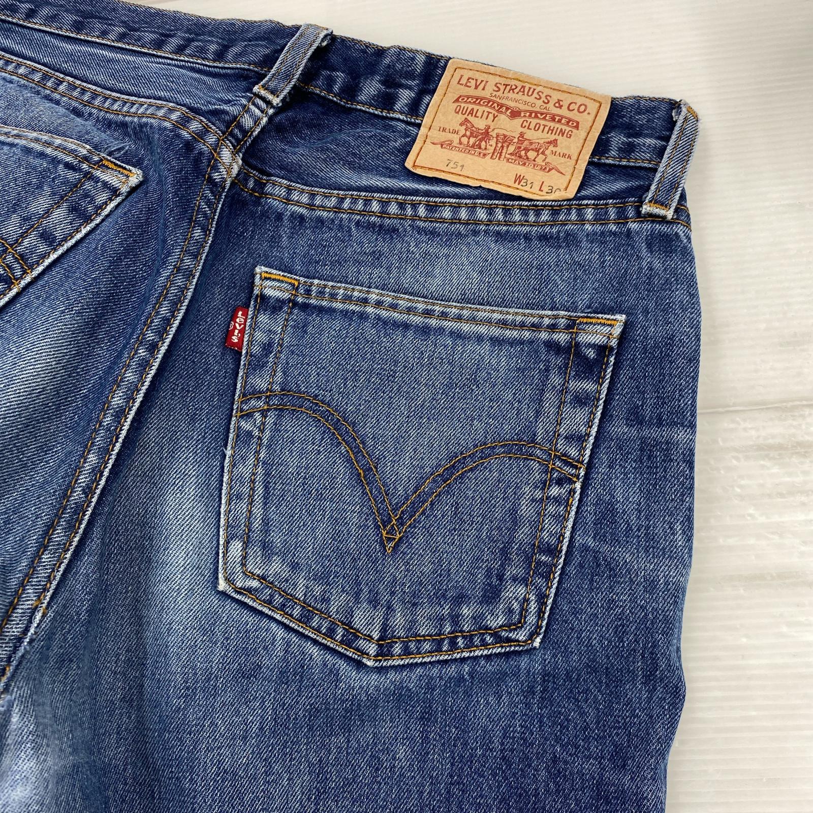デニムパンツ 751 EURO 31 ネイビー