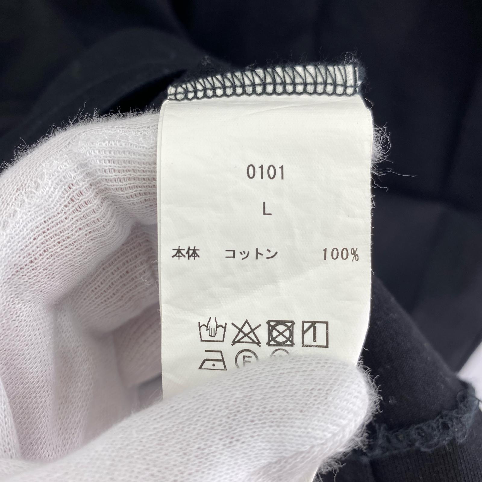 半袖Tシャツ OVY Embroidery Cotton Wide T-shirt L ブラック