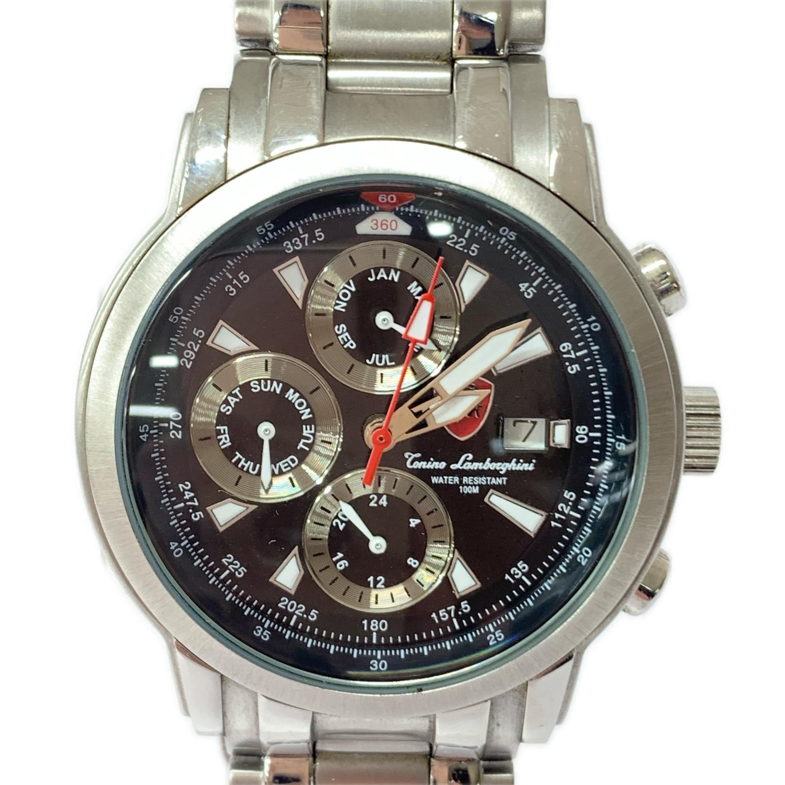 腕時計 tonino lamborghini swiss quarts クロノグラフ ブラック