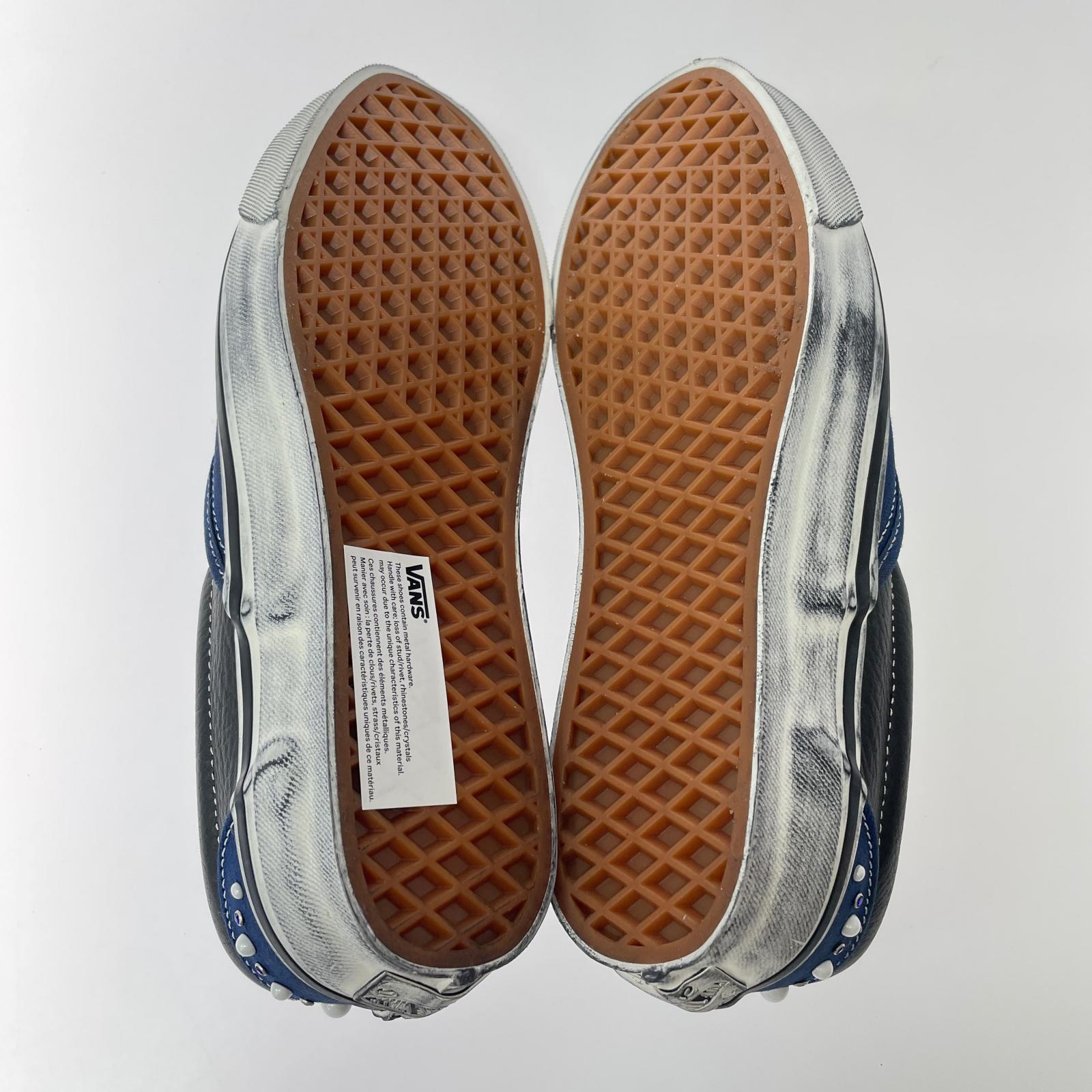 スニーカー VANS LX Classic Slip-on 98 紺 (26) 26cm (US8 UK7 1/2 EU42) ネイビー