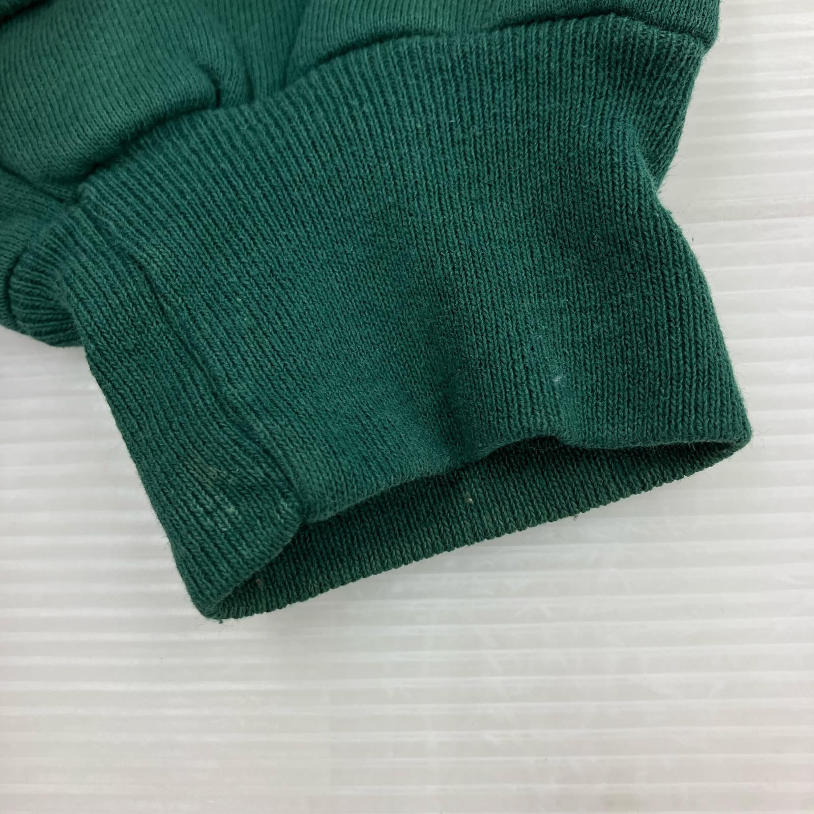 パーカー RUSSELL ハーフボタン 緑 (L) L