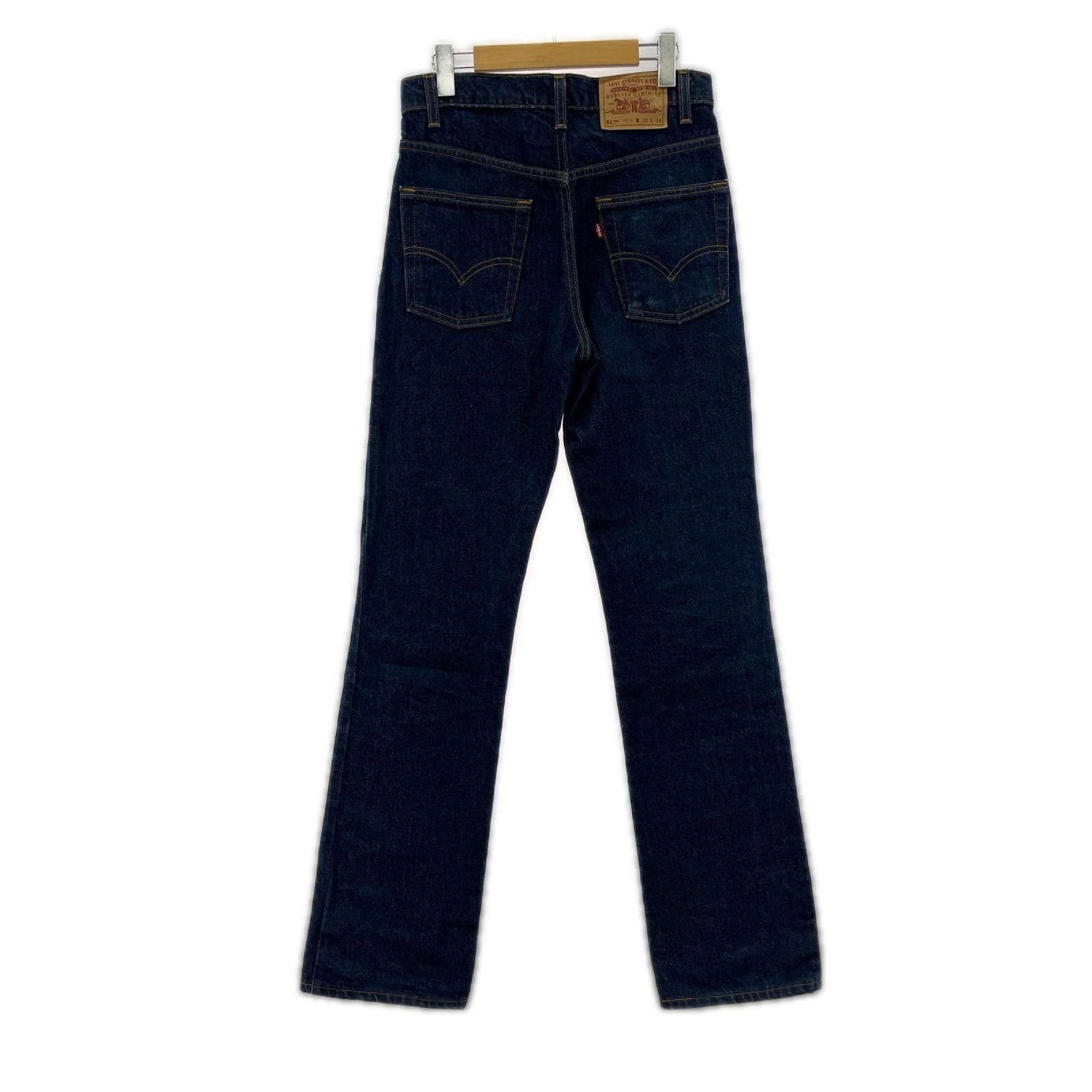 デニムパンツ 98年 517 リジッド W30 30 ネイビー
