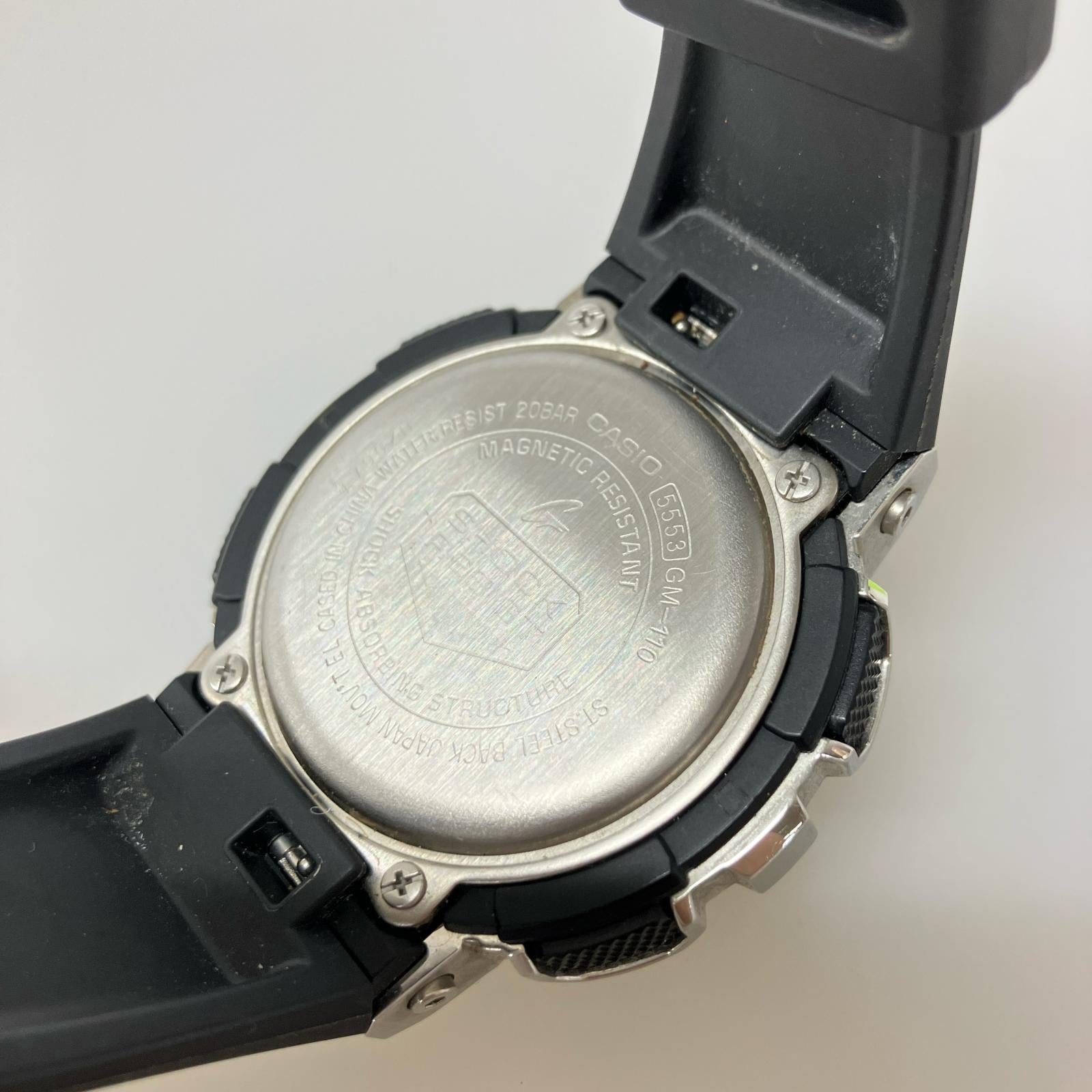 腕時計 GM-110-1AJF メタルカバード クォーツ ブラック