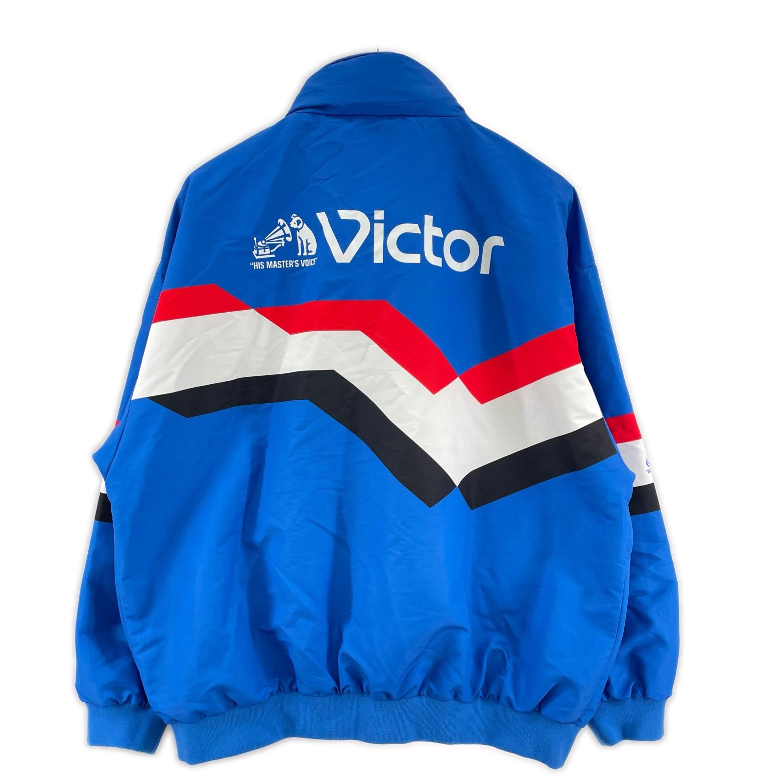 ブルゾン X VICTOR Foot Ball Jacket 青 M M