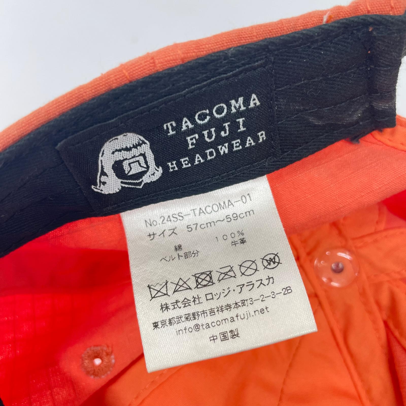 キャップ TACOMA FUJI RECORDS リップストップキャップ
