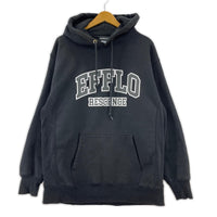 パーカー efflorescence フロントロゴ XL 黒 ブラック