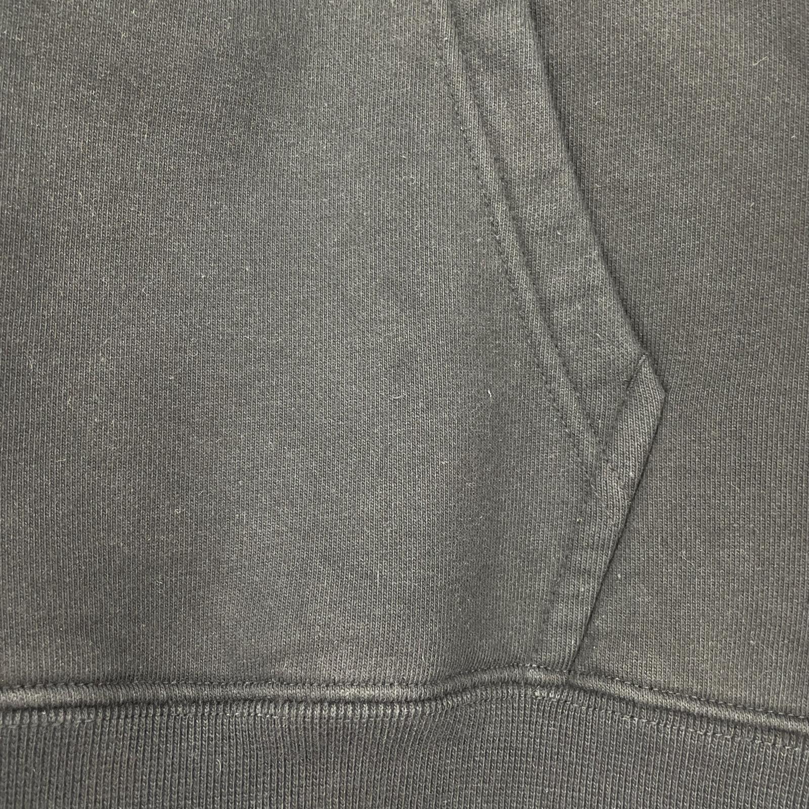 パーカー STUSSY×NIKE Stone Washed Fleece Zip 黒 L L ブラック