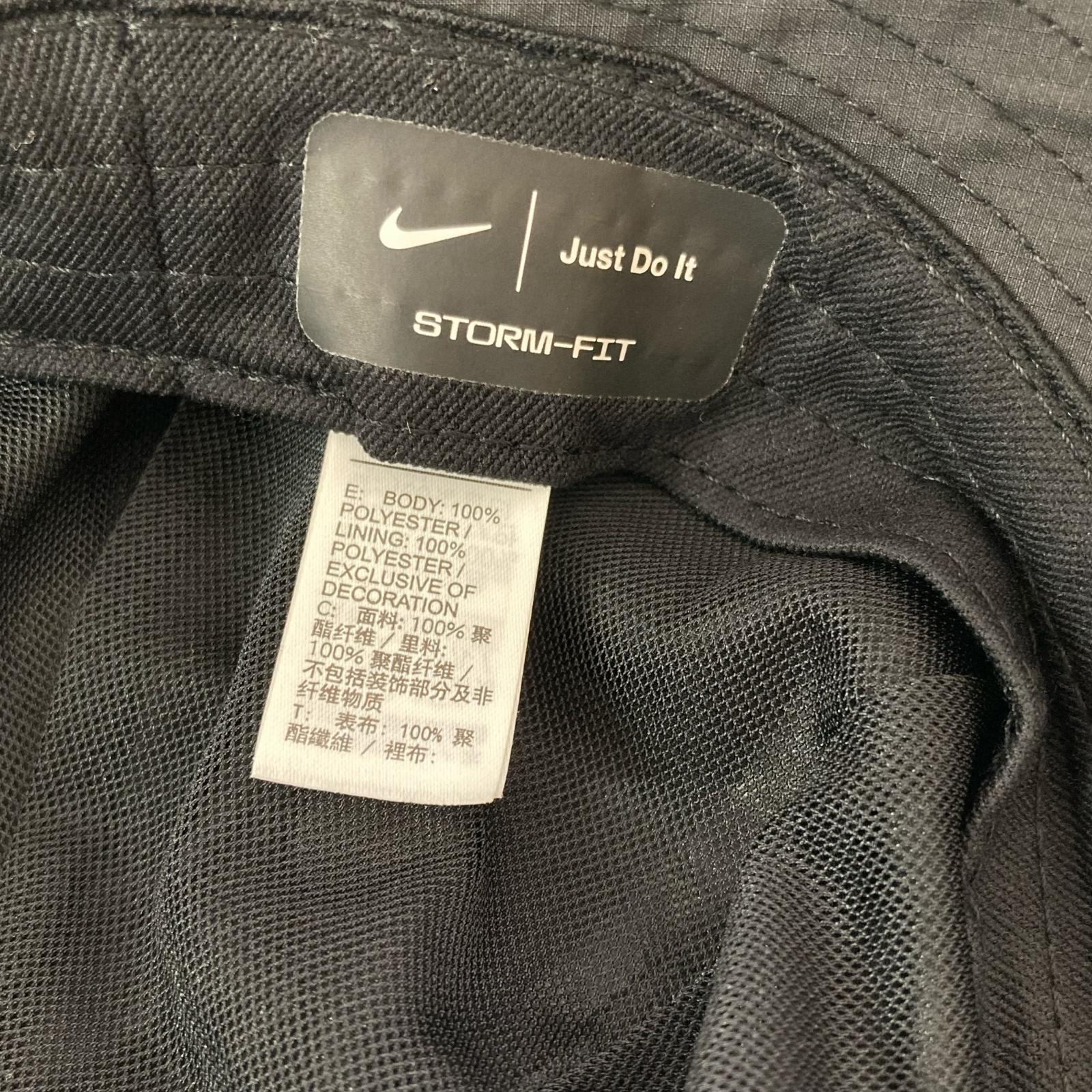 ハット STUSSY×NIKE バケットハット 黒 ブラック