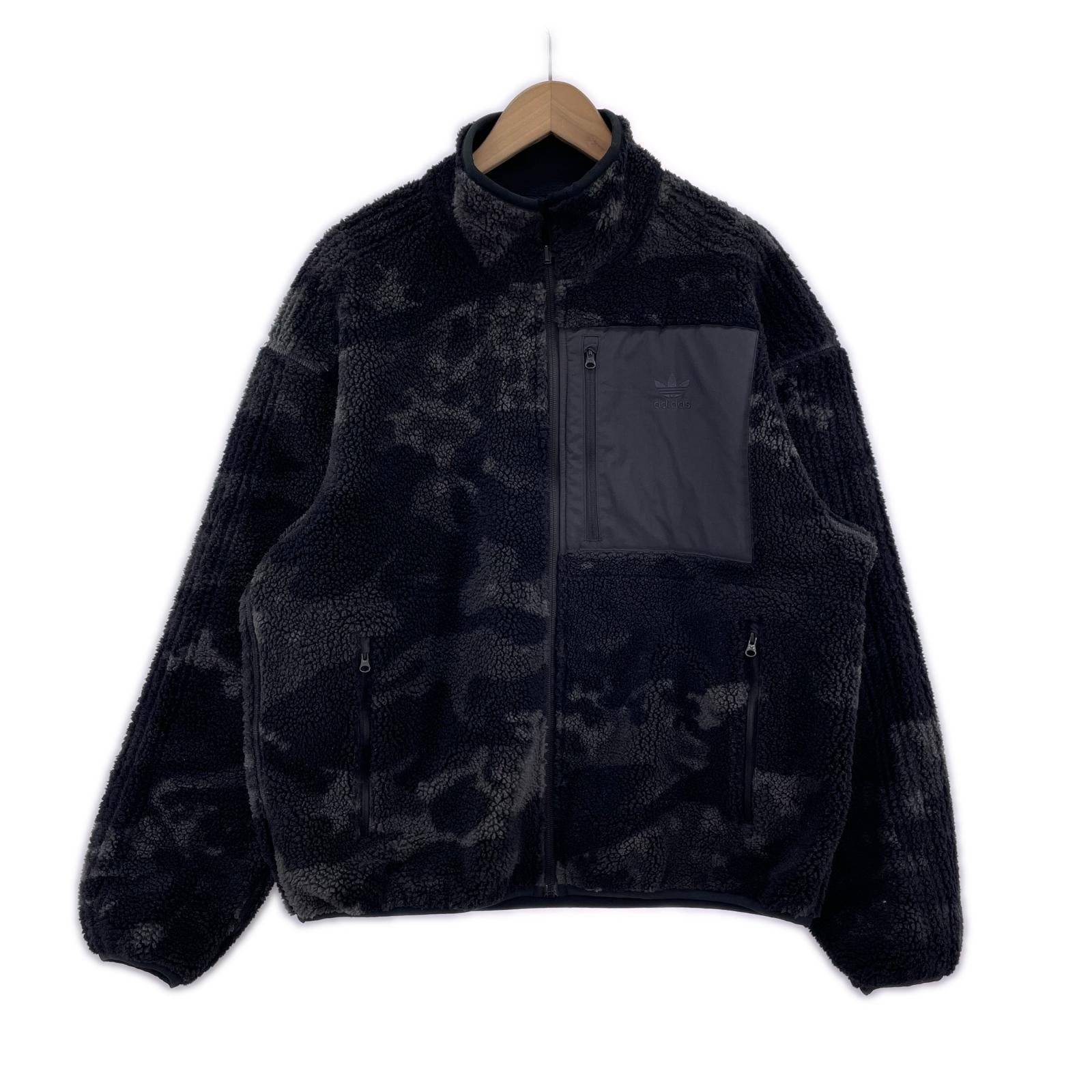 ジャケット adidas originals Camo Fleece Reversible JKT II8174 (M) M ブラック