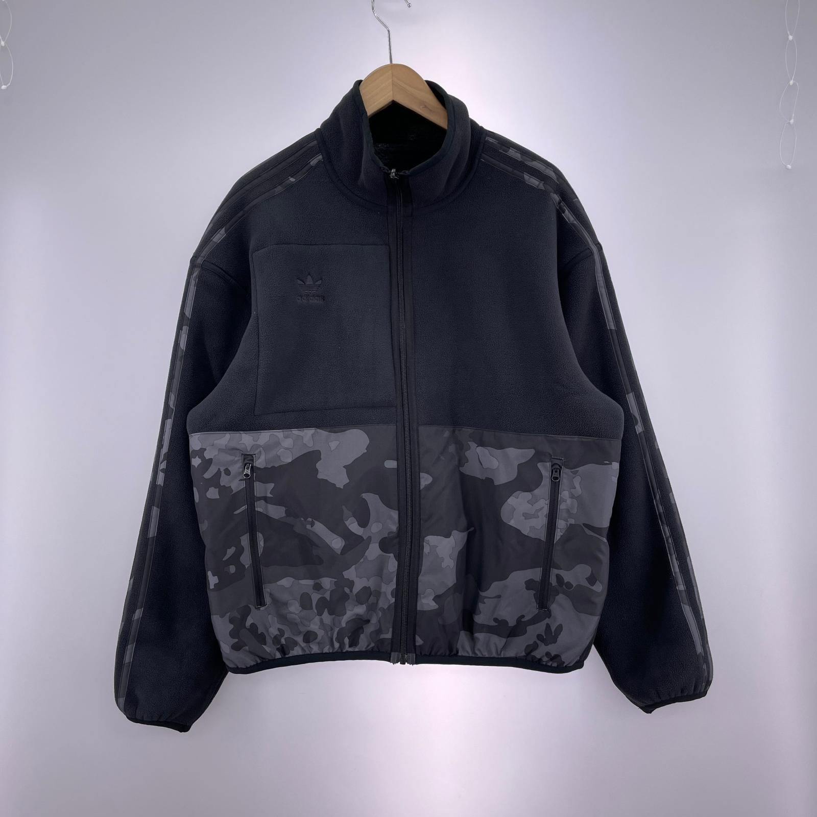 ジャケット adidas originals Camo Fleece Reversible JKT II8174 (M) M ブラック