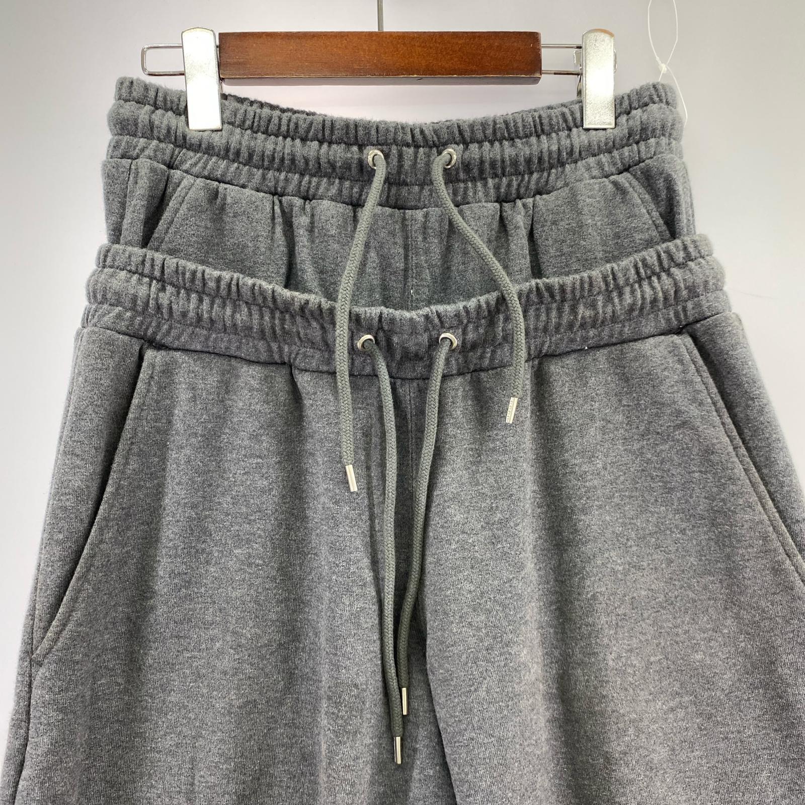 パンツ ワイドスウェットパンツ S グレー
