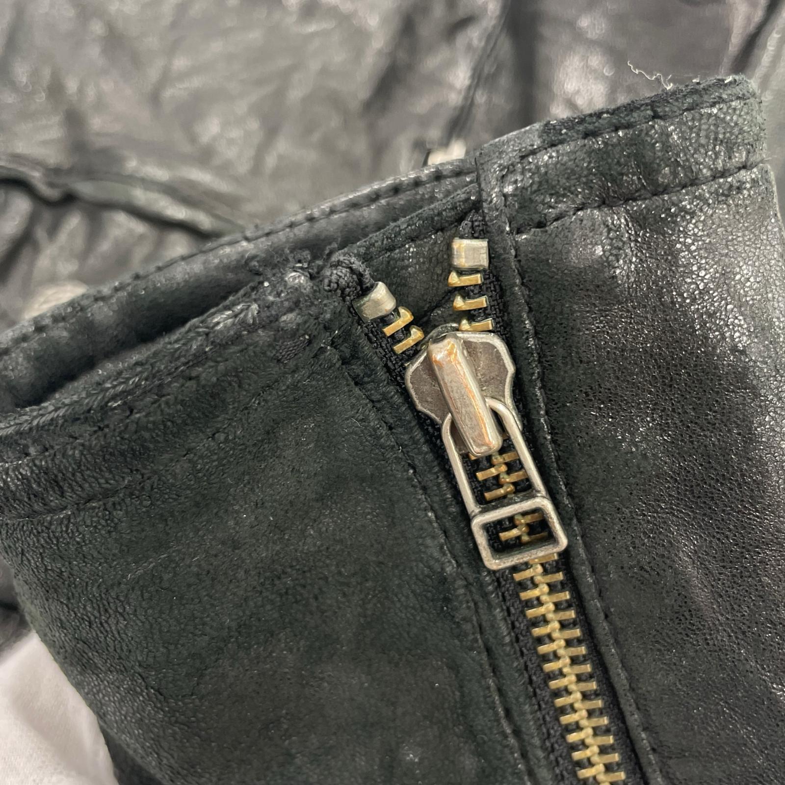 ジャケット Smet レザー ライダース ブラック