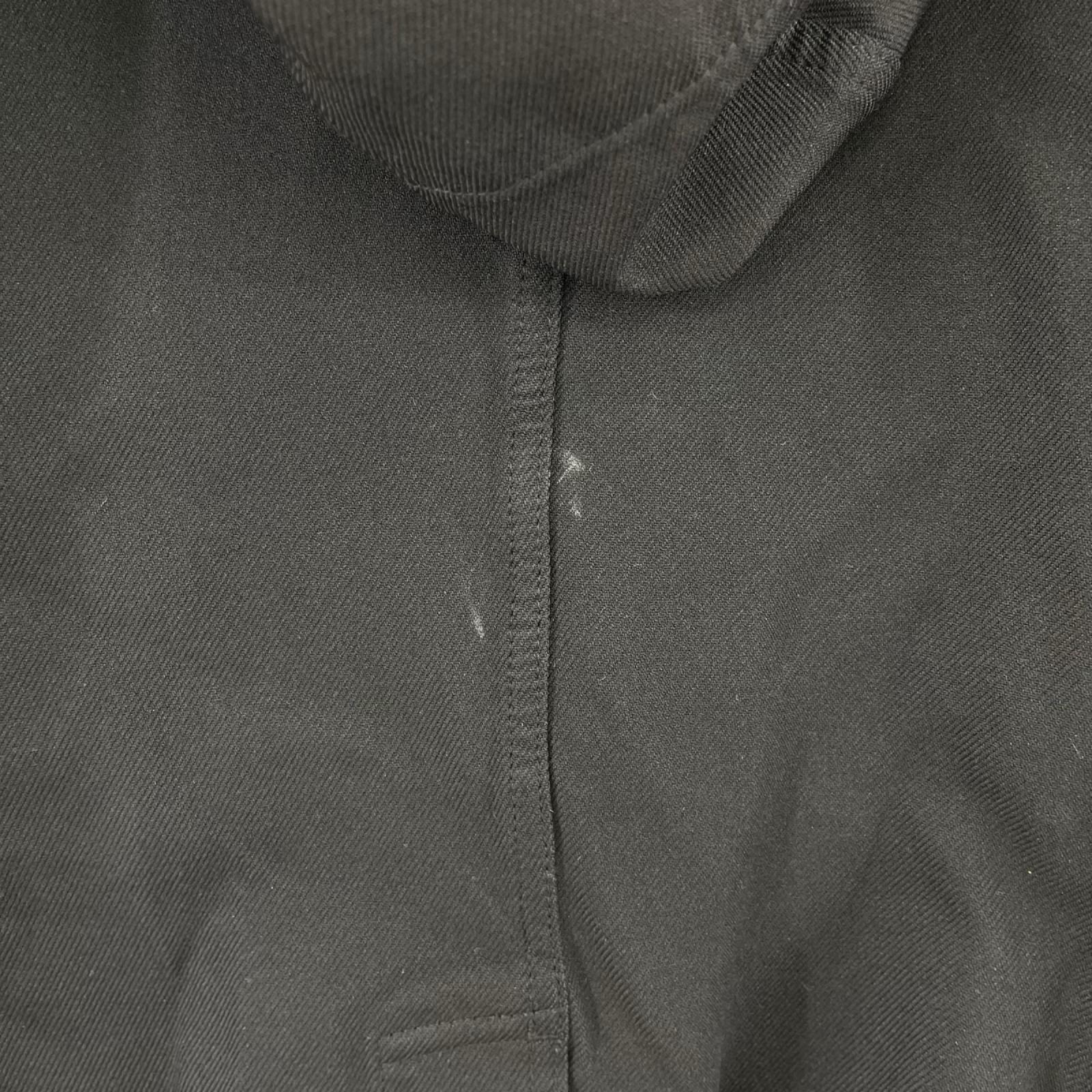 テーラードジャケット 90s HOMME PLUS フーデッド テーラードジャケット 黒 M SS ブラック
