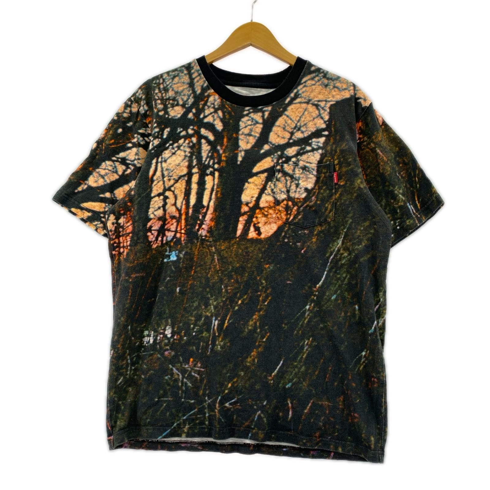 半袖Tシャツ S/S Woods Pocket Tee (M) M ブラック