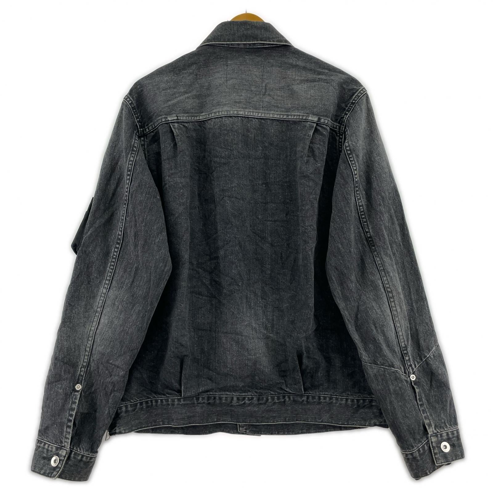 デニムジャケット DENIM BLOUSON BLK (1) 1 ブラック