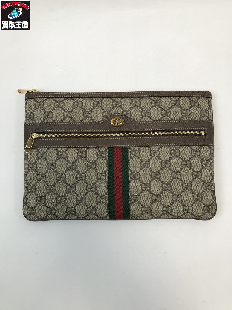 GUCCI GGスプリーム 517551 クラッチ
