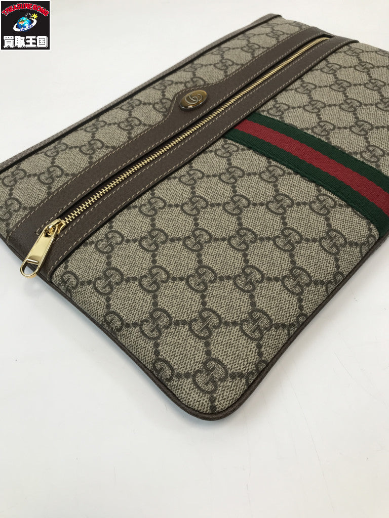 GUCCI GGスプリーム 517551 クラッチ