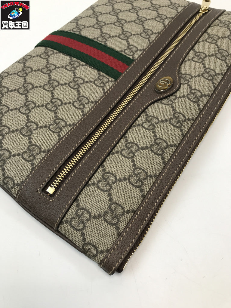 GUCCI GGスプリーム 517551 クラッチ