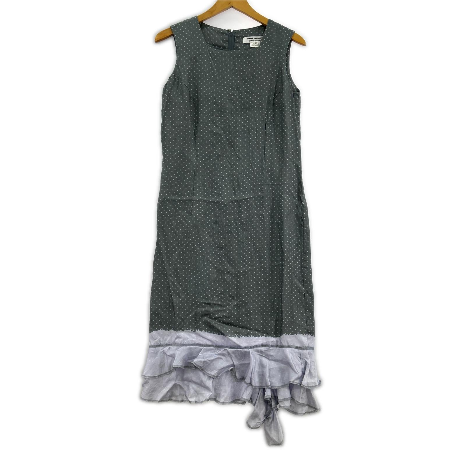 ワンピース COMME des GARCONS ドットNSワンピース (XS) グレー グレー