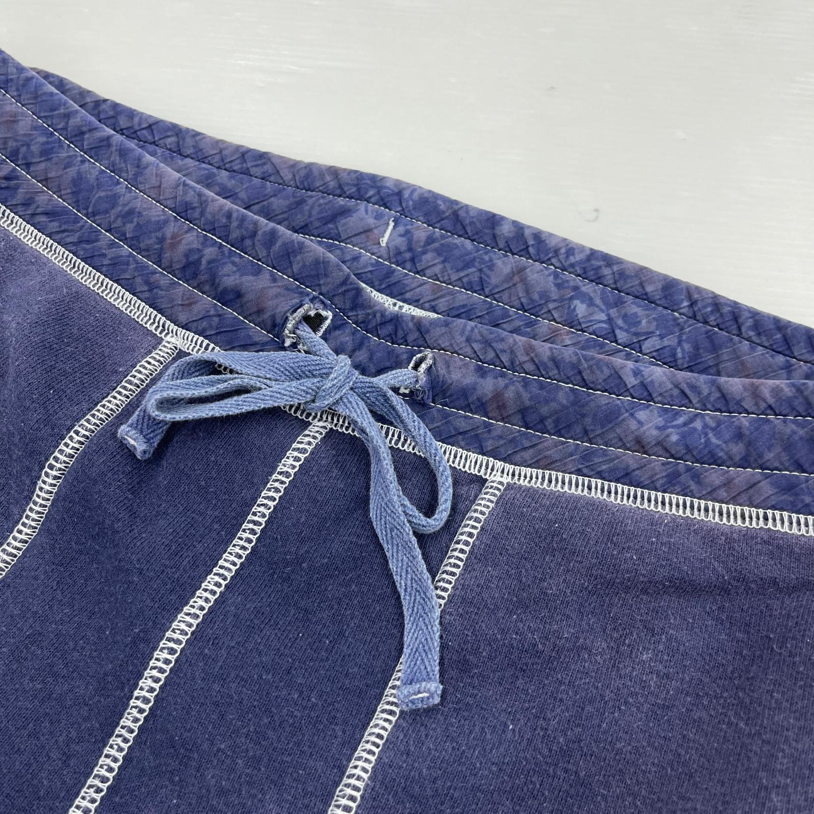 ショートパンツ HOMME ムラ染めスウェットショーツ 紫 M