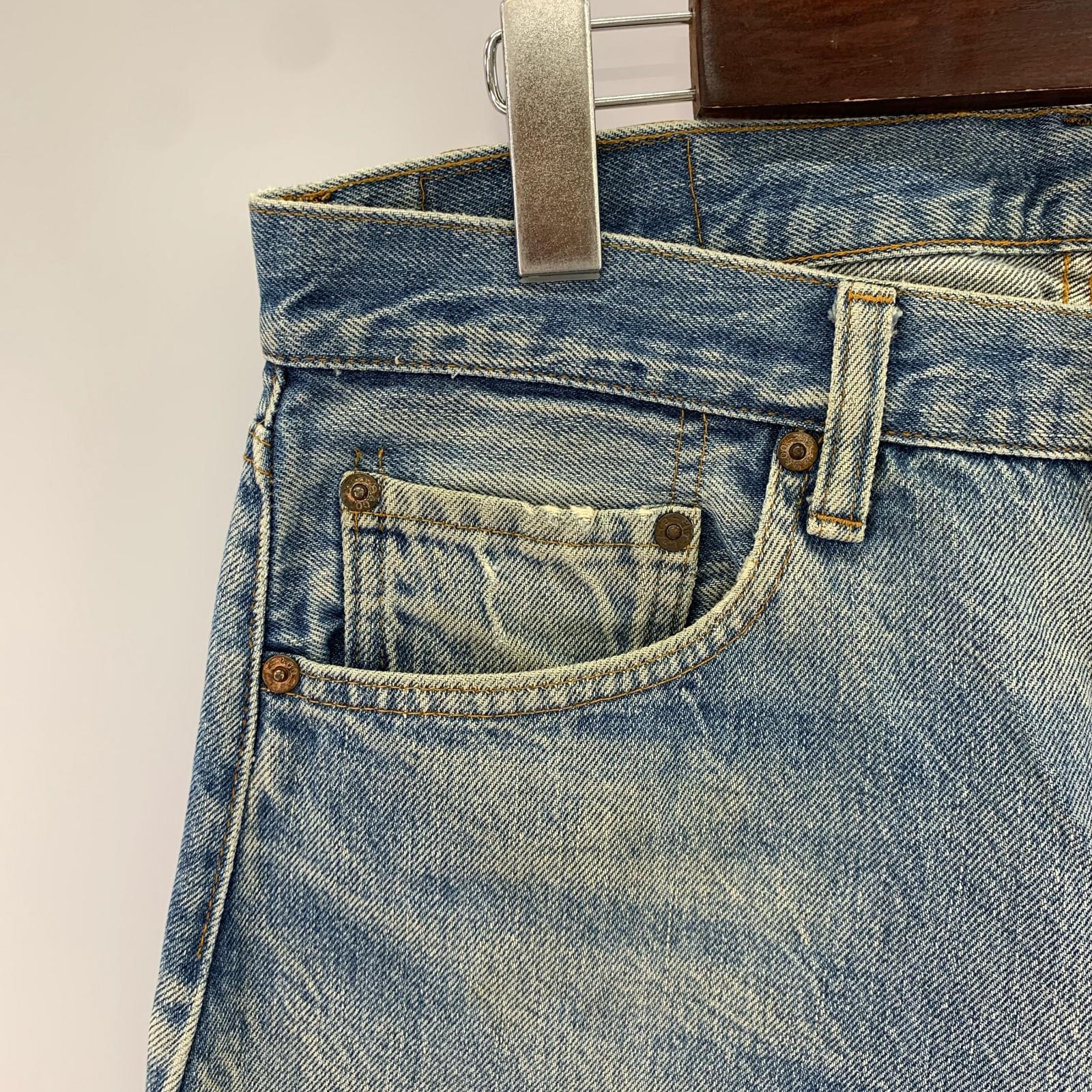 デニムパンツ 501 66後期 W33 33 ブルー