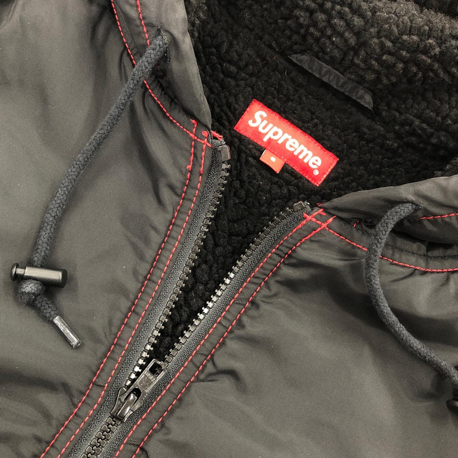 ジャケット 18AW/Sherpa Lined Zip Up Jacket/S/ブラック S ブラック