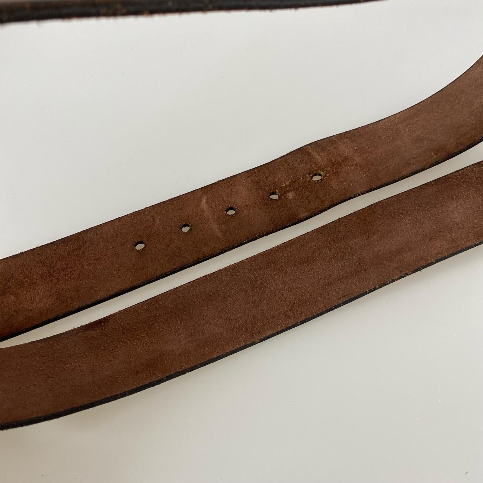 その他アクセサリー レザーベルト ブラウン ブラウン